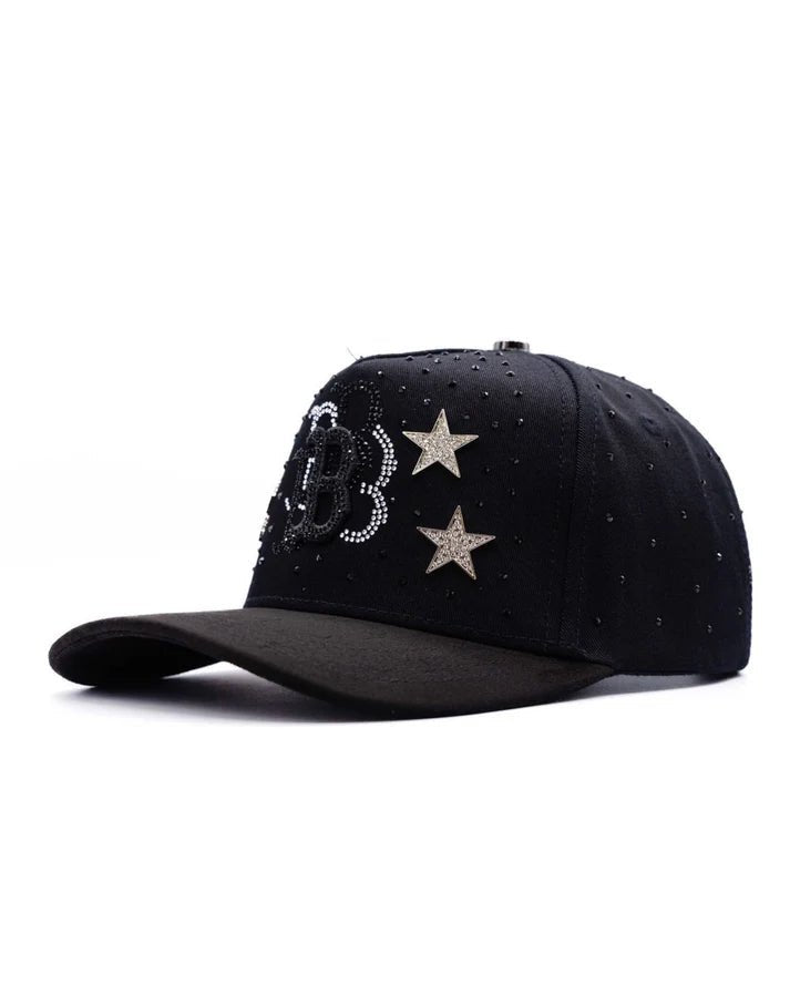 Big Boss Aniversario 1 silver Embroidered Western Ball Cap - Black - OriginalWestern.com