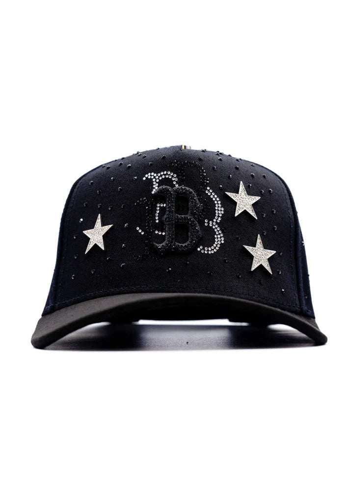 Big Boss Aniversario 1 silver Embroidered Western Ball Cap - Black - OriginalWestern.com