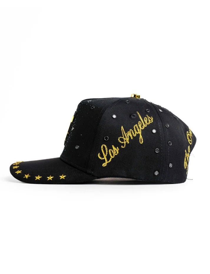 Big Boss Aniversario Gold 2 Embroidered Western Ball Cap - Black - OriginalWestern.com