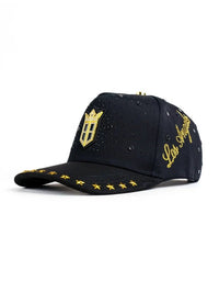 Big Boss Aniversario Gold 2 Embroidered Western Ball Cap - Black - OriginalWestern.com
