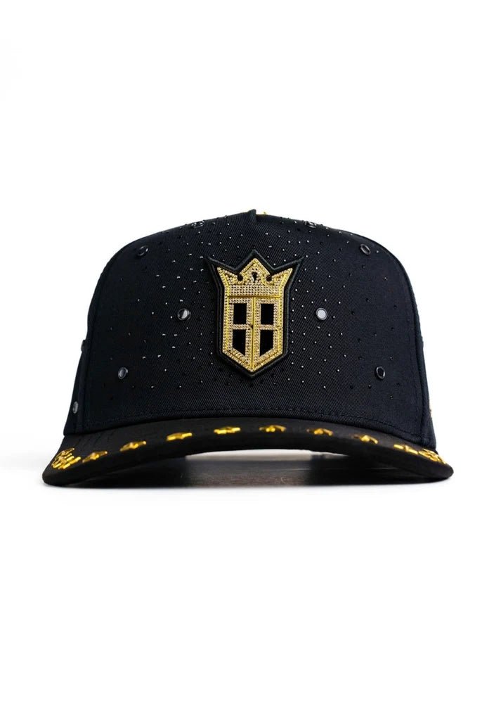 Big Boss Aniversario Gold 2 Embroidered Western Ball Cap - Black - OriginalWestern.com