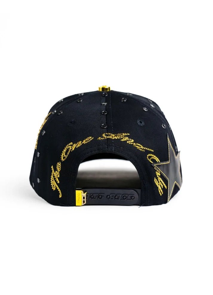 Big Boss Aniversario Gold 2 Embroidered Western Ball Cap - Black - OriginalWestern.com