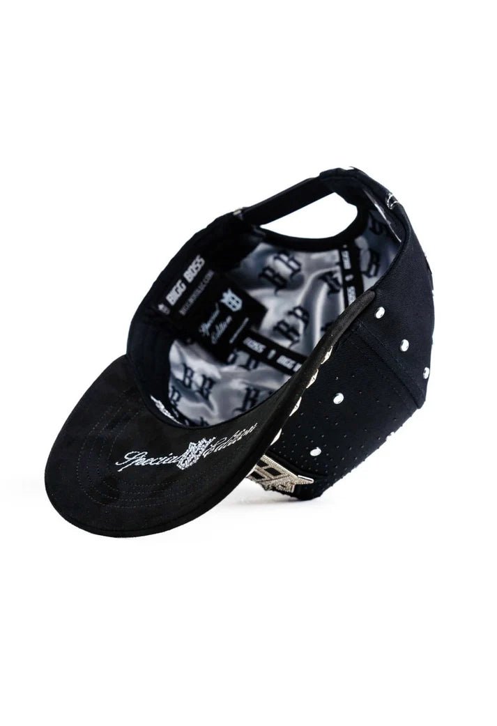 Big Boss Aniversario Silver 2 Embroidered Western Ball Cap - Black - OriginalWestern.com