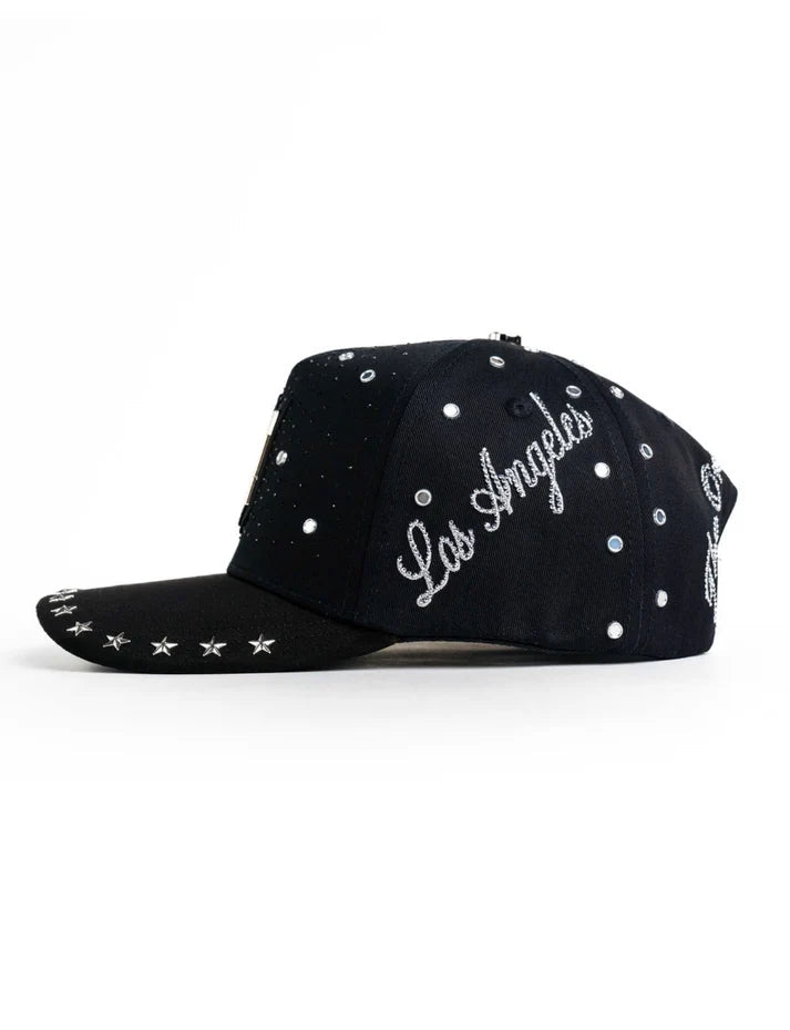 Big Boss Aniversario Silver 2 Embroidered Western Ball Cap - Black - OriginalWestern.com