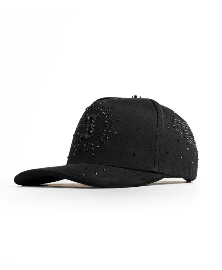 Big Boss B angel Embroidered Western Ball Cap - Black - OriginalWestern.com
