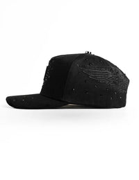 Big Boss B angel Embroidered Western Ball Cap - Black - OriginalWestern.com