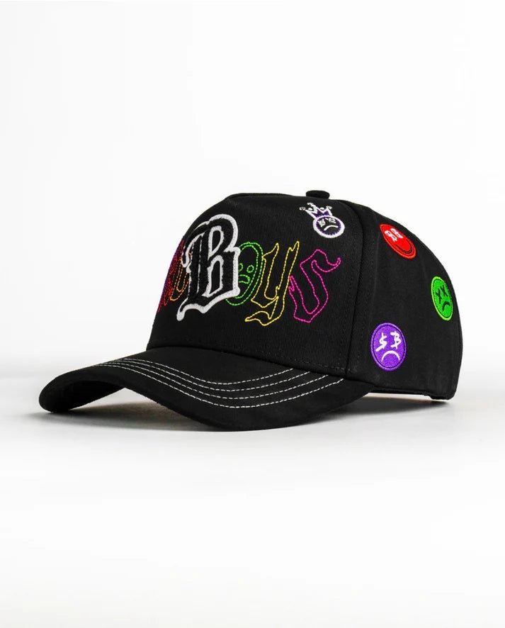 Big Boss B sad boys Embroidered Western Ball Cap - Black - OriginalWestern.com