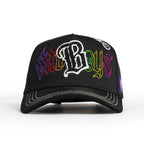 Big Boss B sad boys Embroidered Western Ball Cap - Black - OriginalWestern.com