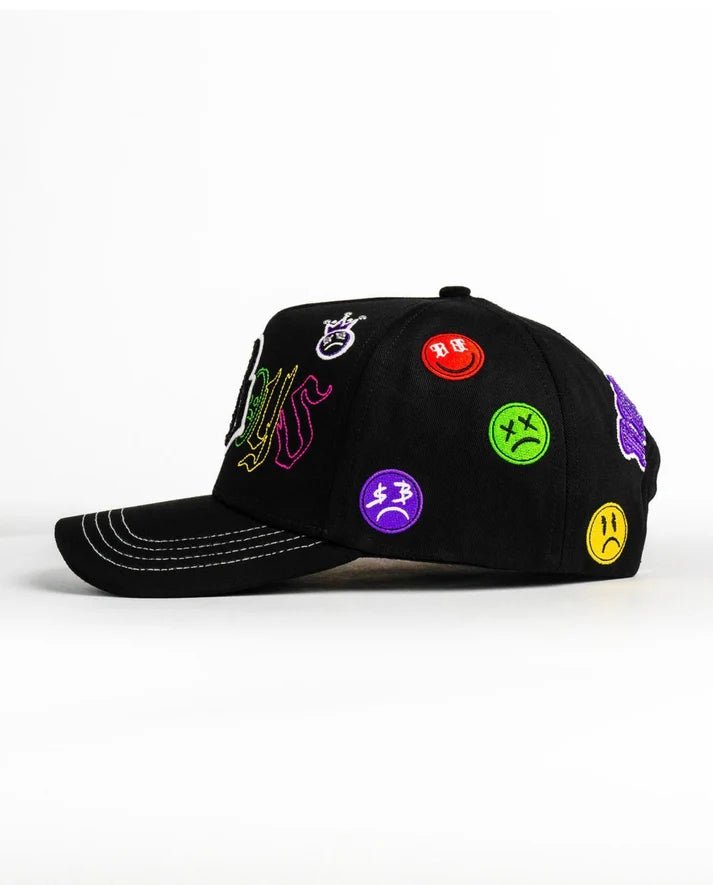Big Boss B sad boys Embroidered Western Ball Cap - Black - OriginalWestern.com