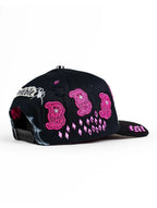 Big Boss BBB Pink Embroidered Western Ball Cap - Black - OriginalWestern.com