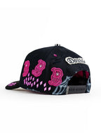 Big Boss BBB Pink Embroidered Western Ball Cap - Black - OriginalWestern.com