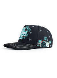 Big Boss Colibrí Embroidered Western Ball Cap - Black - OriginalWestern.com