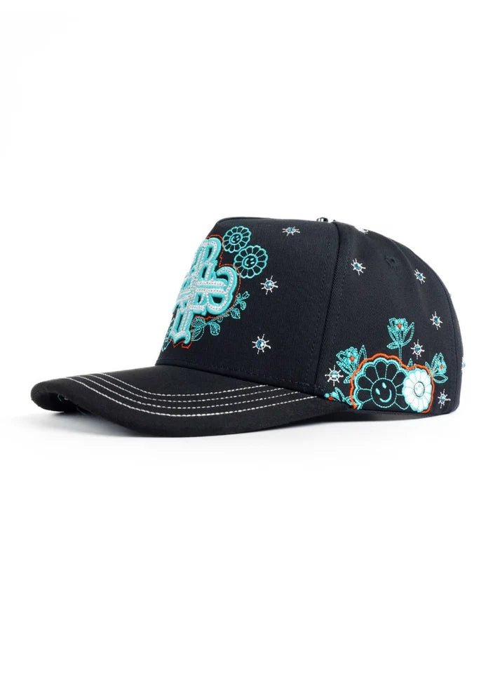 Big Boss Colibrí Embroidered Western Ball Cap - Black - OriginalWestern.com