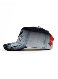 Big Boss K Ángel Embroidered Western Ball Cap - Gray - OriginalWestern.com
