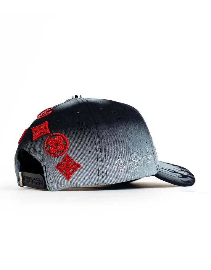 Big Boss K Ángel Embroidered Western Ball Cap - Gray - OriginalWestern.com