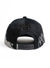 Big Boss La Flamas Embroidered Western Ball Cap - Black - OriginalWestern.com