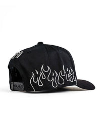 Big Boss La Flamas Embroidered Western Ball Cap - Black - OriginalWestern.com