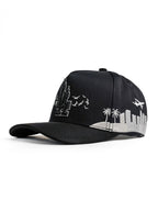 Big Boss La Flamas Embroidered Western Ball Cap - Black - OriginalWestern.com