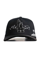 Big Boss La Flamas Embroidered Western Ball Cap - Black - OriginalWestern.com