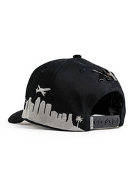 Big Boss La Flamas Embroidered Western Ball Cap - Black - OriginalWestern.com