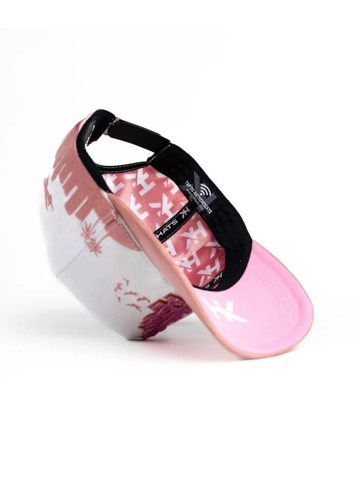 Big Boss La Flamas Embroidered Western Ball Cap - PINK (White) - OriginalWestern.com