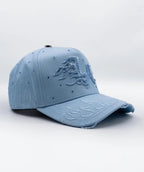 Big Boss La Flamas Klan Embroidered Western Ball Cap - Blue - OriginalWestern.com
