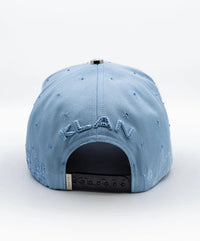 Big Boss La Flamas Klan Embroidered Western Ball Cap - Blue - OriginalWestern.com