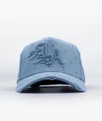 Big Boss La Flamas Klan Embroidered Western Ball Cap - Blue - OriginalWestern.com