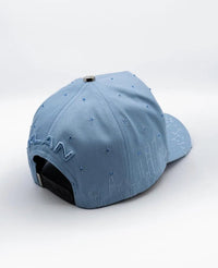 Big Boss La Flamas Klan Embroidered Western Ball Cap - Blue - OriginalWestern.com