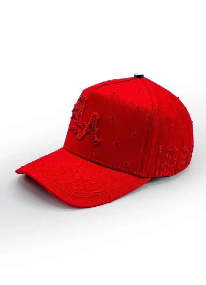 Big Boss La Flamas Klan Embroidered Western Ball Cap - Red - OriginalWestern.com