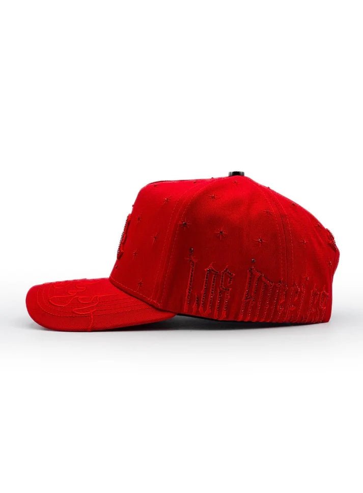 Big Boss La Flamas Klan Embroidered Western Ball Cap - Red - OriginalWestern.com