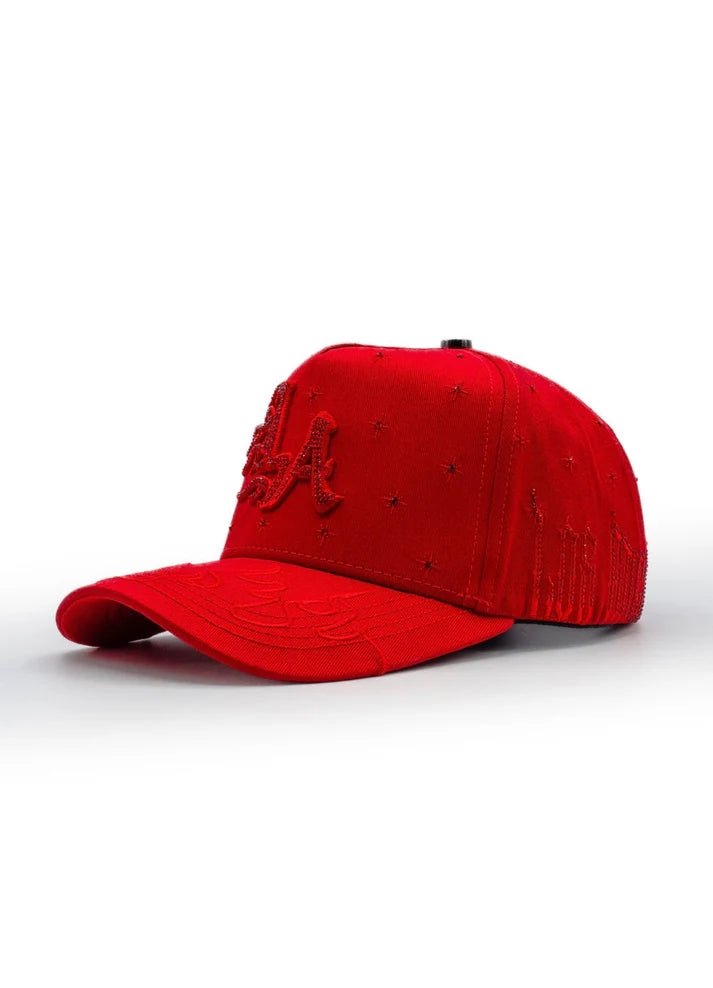 Big Boss La Flamas Klan Embroidered Western Ball Cap - Red - OriginalWestern.com