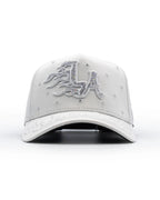 Big Boss La Flamas Klan Embroidered Western Ball Cap - White - OriginalWestern.com
