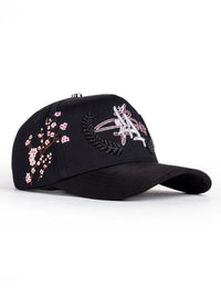 Big Boss La Flores Embroidered Western Ball Cap - Black - OriginalWestern.com
