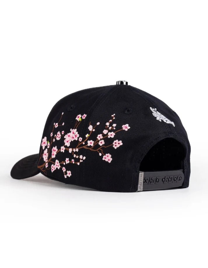 Big Boss La Flores Embroidered Western Ball Cap - Black - OriginalWestern.com