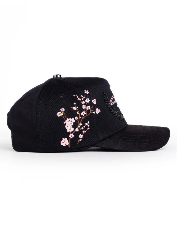 Big Boss La Flores Embroidered Western Ball Cap - Black - OriginalWestern.com
