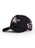 Big Boss La Flores Embroidered Western Ball Cap - Black - OriginalWestern.com