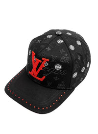 Big Boss Las Vegas Embroidered Western Ball Cap - Black - OriginalWestern.com