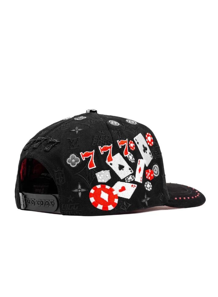 Big Boss Las Vegas Embroidered Western Ball Cap - Black - OriginalWestern.com