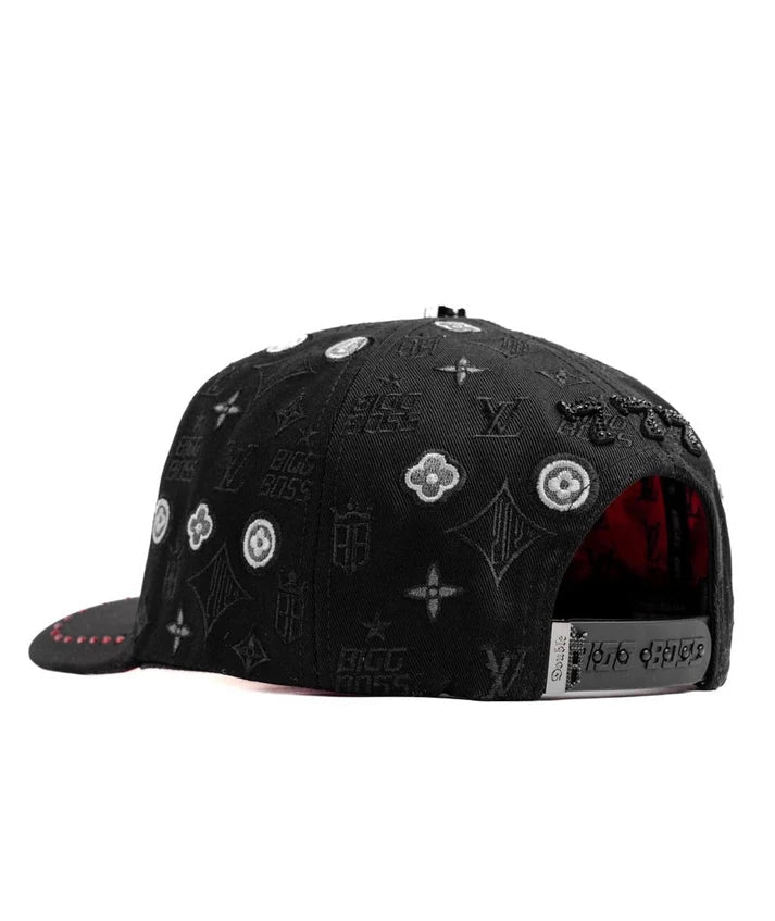 Big Boss Las Vegas Embroidered Western Ball Cap - Black - OriginalWestern.com