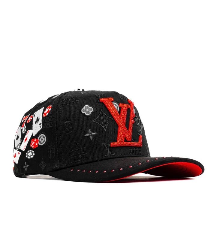 Big Boss Las Vegas Embroidered Western Ball Cap - Black - OriginalWestern.com