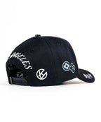 Big Boss Los Angeles Embroidered Western Ball Cap - Black - OriginalWestern.com