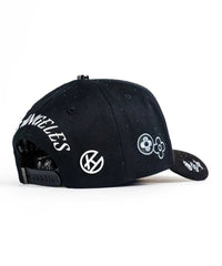 Big Boss Los Angeles Embroidered Western Ball Cap - Black - OriginalWestern.com