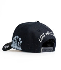 Big Boss Los Angeles Embroidered Western Ball Cap - Black - OriginalWestern.com
