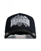Big Boss Los Angeles Embroidered Western Ball Cap - Black - OriginalWestern.com
