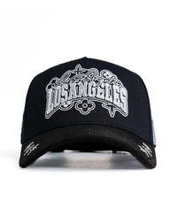 Big Boss Los Angeles Embroidered Western Ball Cap - Black - OriginalWestern.com