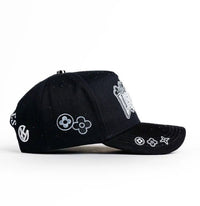Big Boss Los Angeles Embroidered Western Ball Cap - Black - OriginalWestern.com