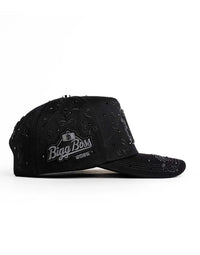 Big Boss M San Judas Embroidered Western Ball Cap - Black - OriginalWestern.com
