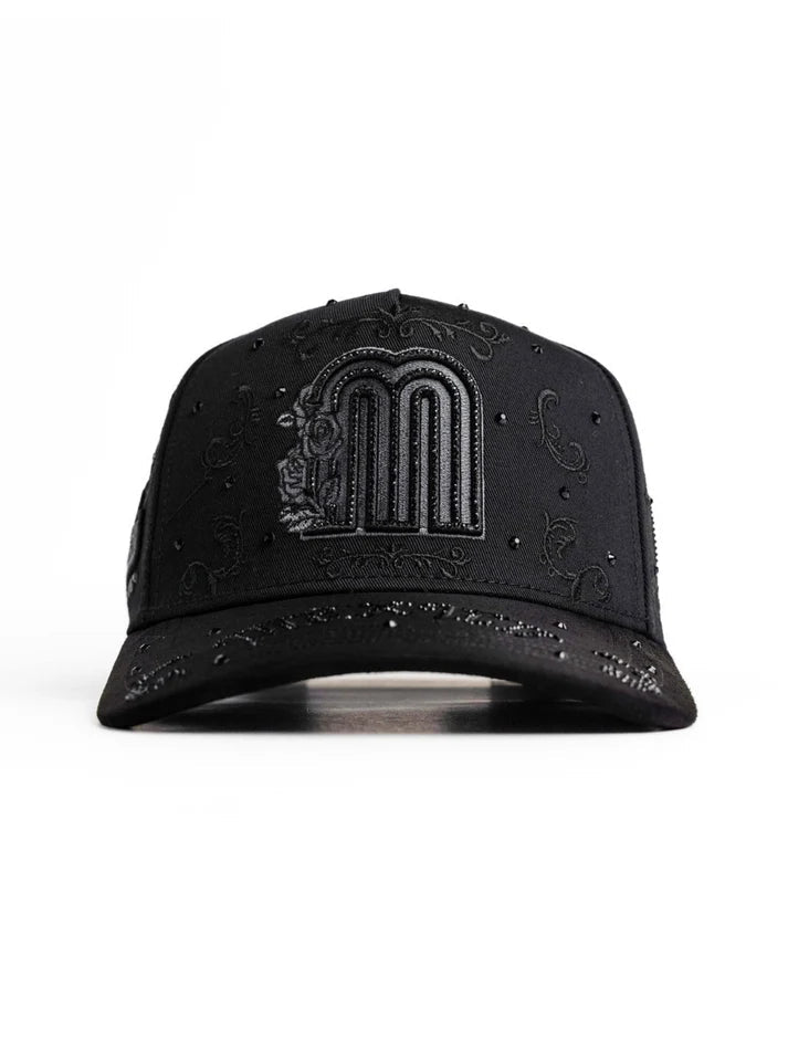 Big Boss M San Judas Embroidered Western Ball Cap - Black - OriginalWestern.com