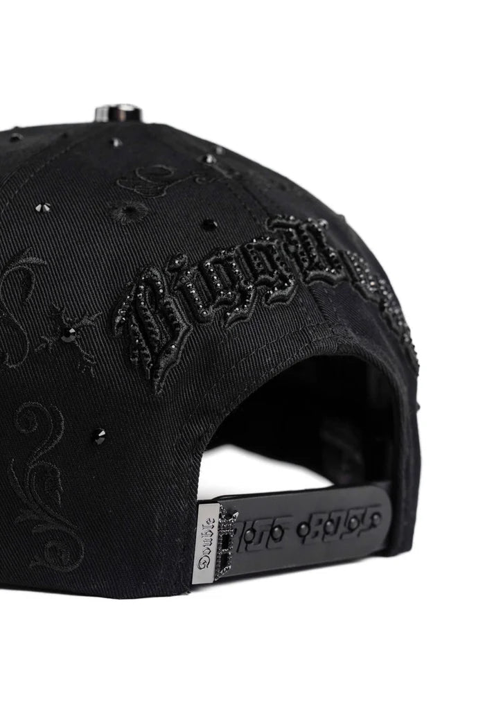 Big Boss M San Judas Embroidered Western Ball Cap - Black - OriginalWestern.com
